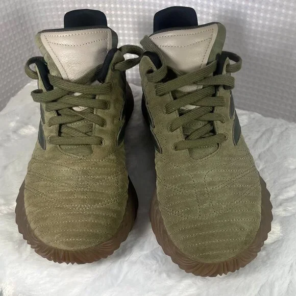 Adidas Sobakov 'Raw Khaki Cargo' in a suede upper with a rubber outsole Size 10 - Picture 2 of 9